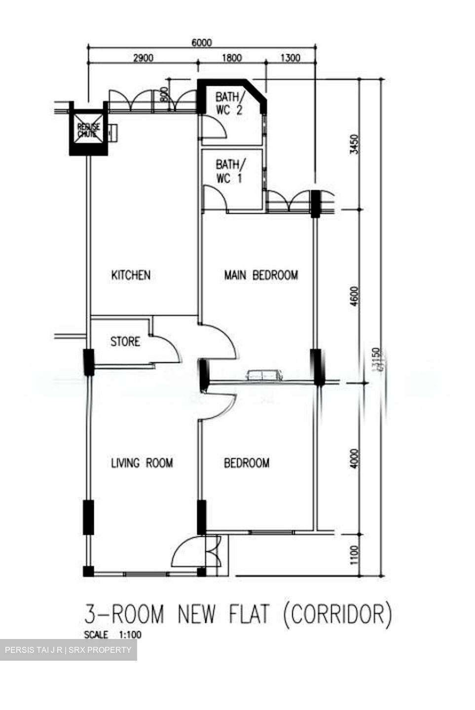 Blk 214 Jurong East Street 21 (Jurong East), HDB 3 Rooms #501480411
